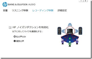 Bang & Olufsen Audio　Control Panel